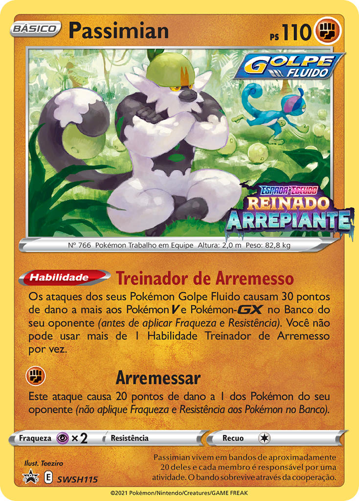 Passimian SWSH115 — Sword & Shield Promos (Portuguese Pokémon TCG card)
