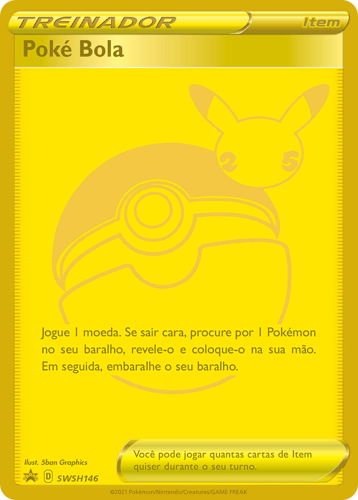 Poké Bola SWSH146 — Sword & Shield Promos (Portuguese Pokémon TCG card)