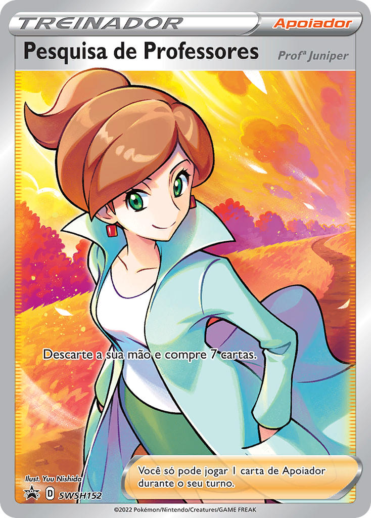 Pesquisa de Professores SWSH152 — Sword & Shield Promos (Portuguese Pokémon TCG card)