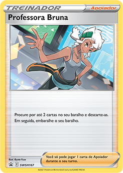 Professora Bruna SWSH167 — Sword & Shield Promos (Portuguese Pokémon TCG card)