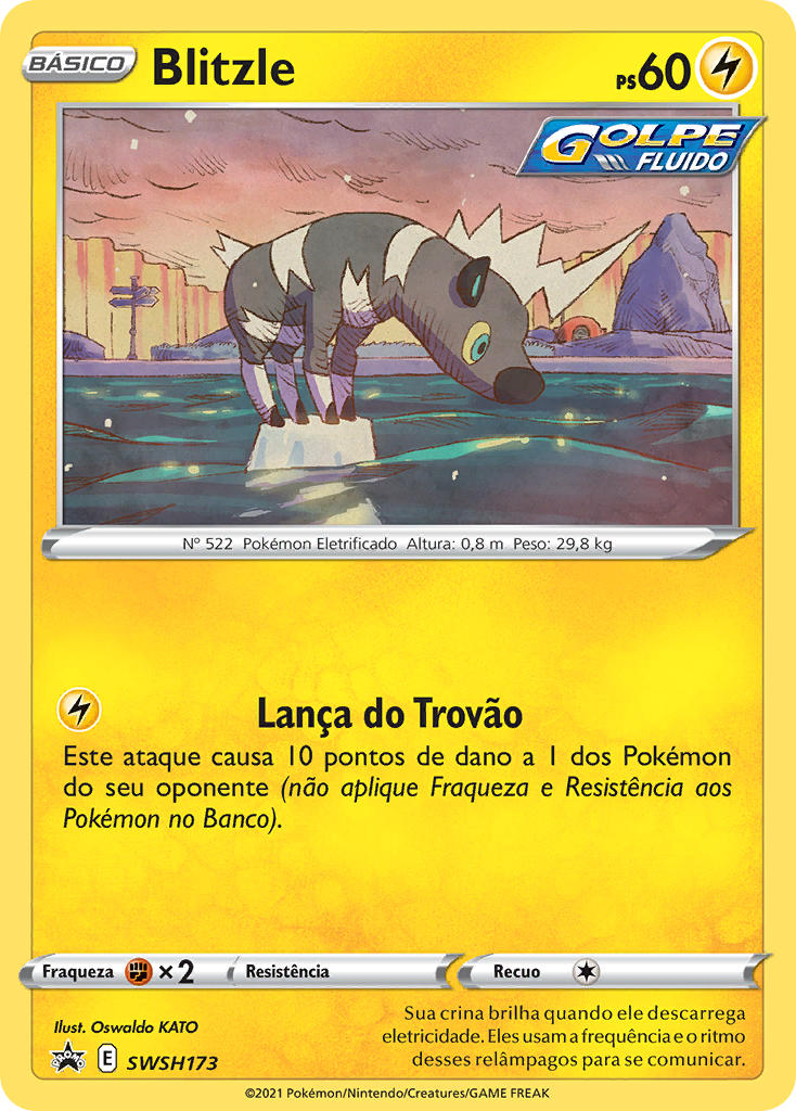 Blitzle SWSH173 — Sword & Shield Promos (Portuguese Pokémon TCG card)