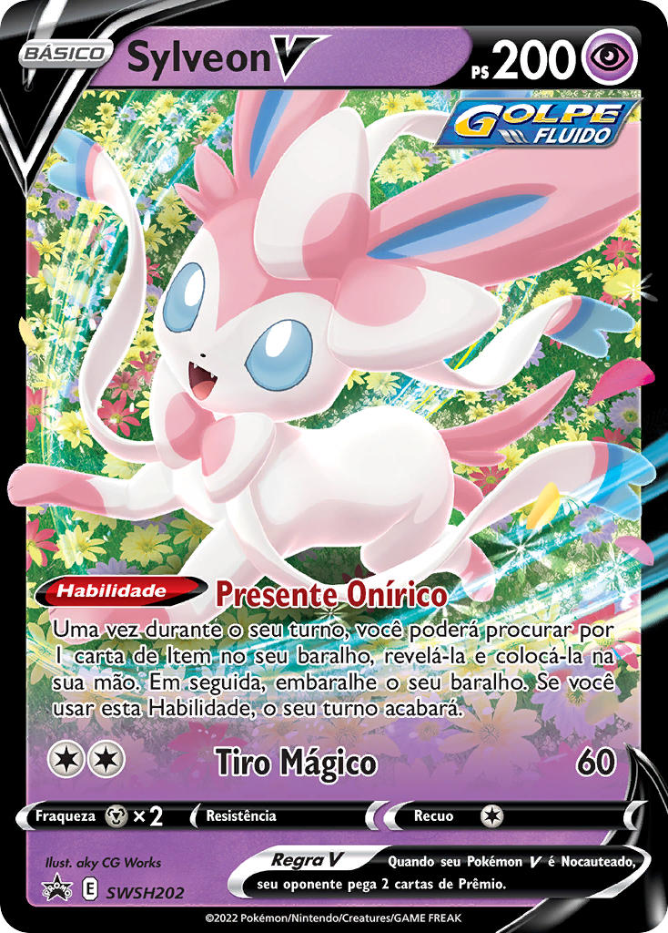 Sylveon V SWSH202 — Sword & Shield Promos (Portuguese Pokémon TCG card)