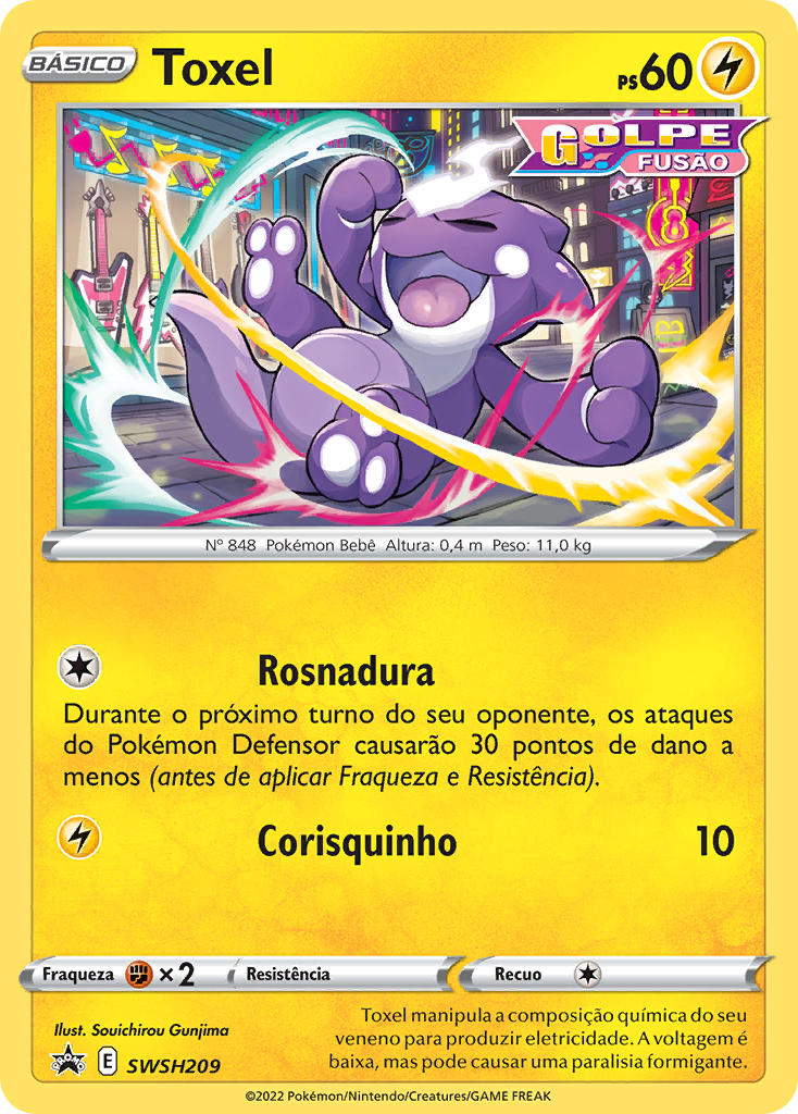 Toxel SWSH209 — Sword & Shield Promos (Portuguese Pokémon TCG card)