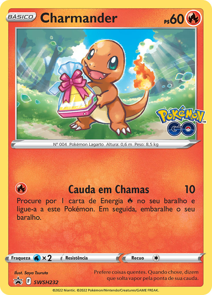 Charmander SWSH232 — Sword & Shield Promos (Portuguese Pokémon TCG card)