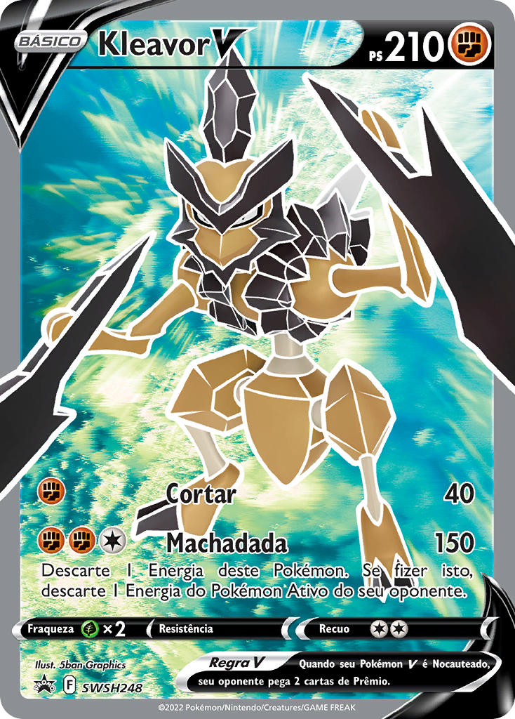 Kleavor V SWSH248 — Sword & Shield Promos (Portuguese Pokémon TCG card)