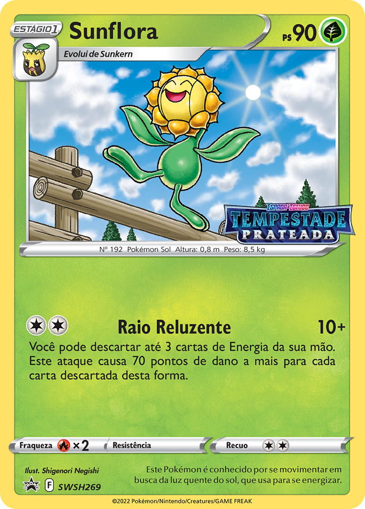 Sunflora SWSH269 — Sword & Shield Promos (Portuguese Pokémon TCG card)