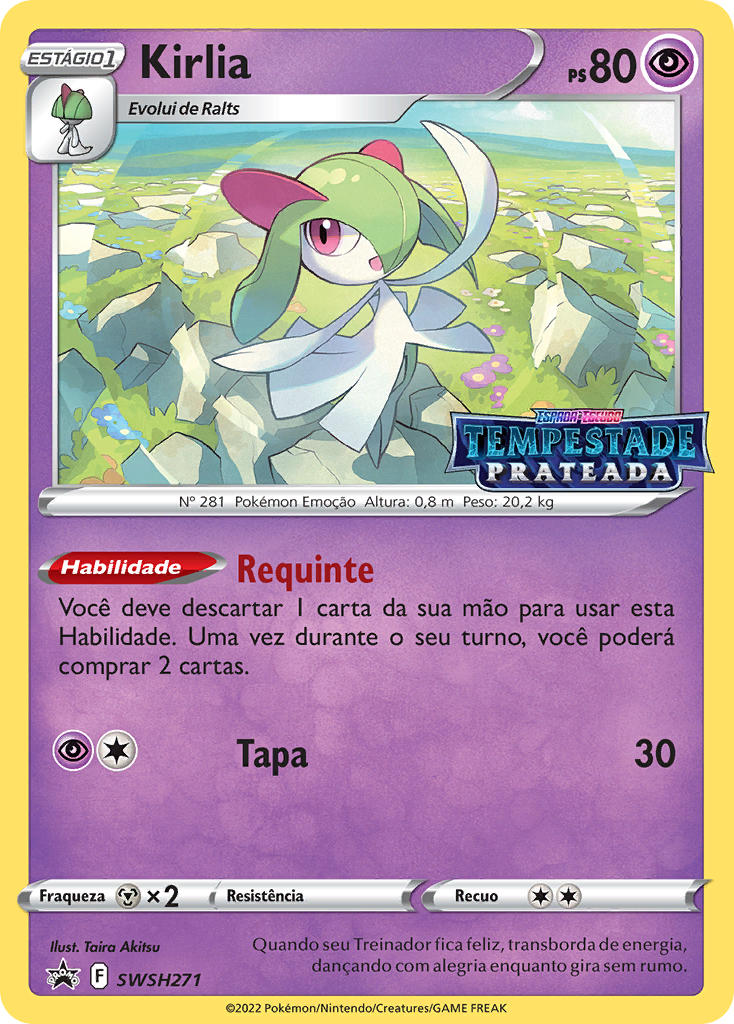 Kirlia SWSH271 — Sword & Shield Promos (Portuguese Pokémon TCG card)