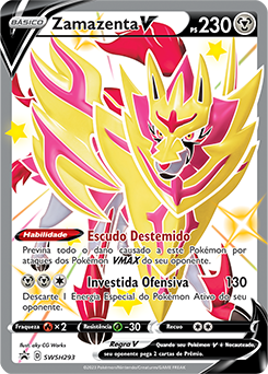 Zamazenta V SWSH293 — Sword & Shield Promos (Portuguese Pokémon TCG card)