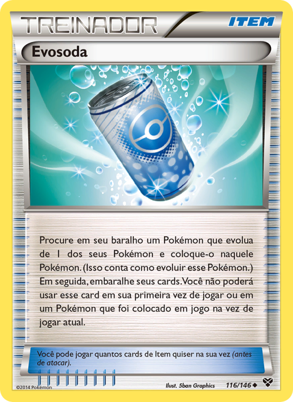 Evosoda 116 — XY (Portuguese Pokémon TCG card)
