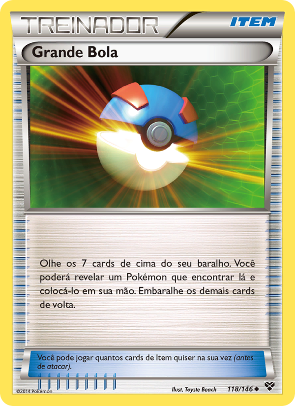 Grande Bola 118 — XY (Portuguese Pokémon TCG card)