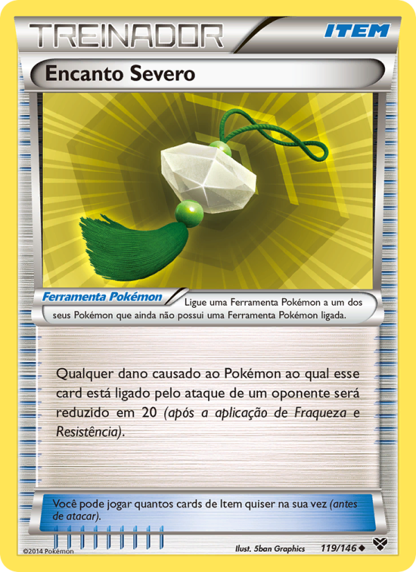 Encanto Severo 119 — XY (Portuguese Pokémon TCG card)