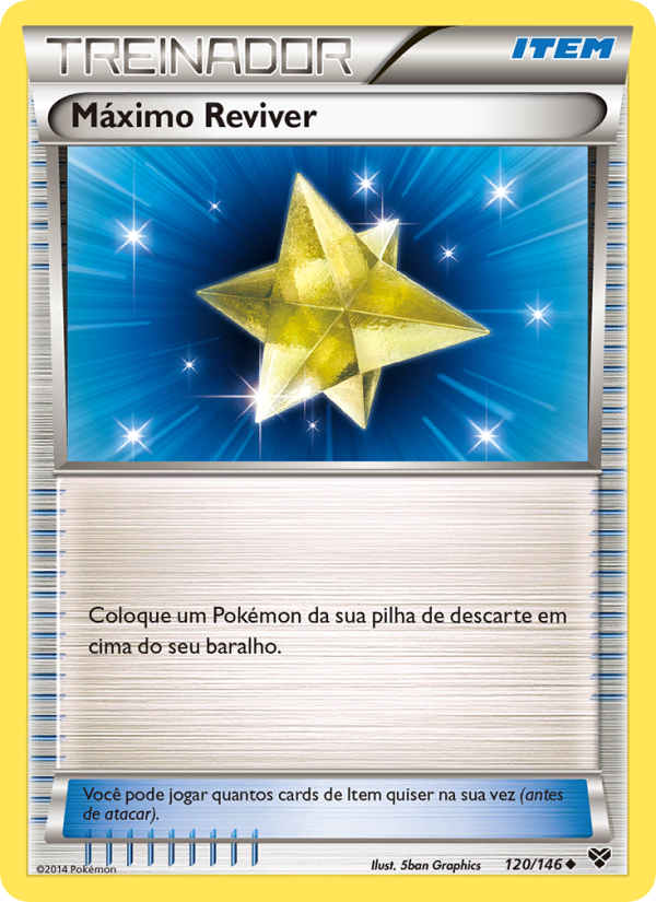 Máximo Reviver 120 — XY (Portuguese Pokémon TCG card)