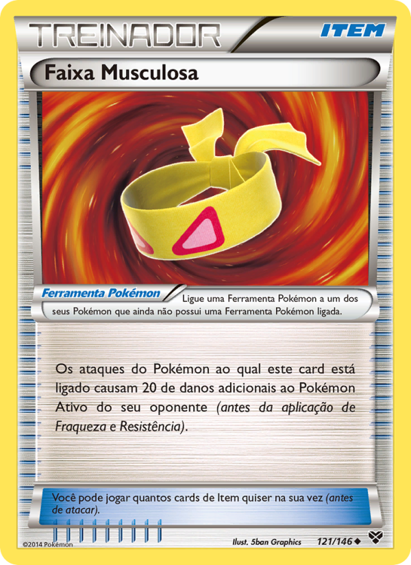 Faixa Musculosa 121 — XY (Portuguese Pokémon TCG card)