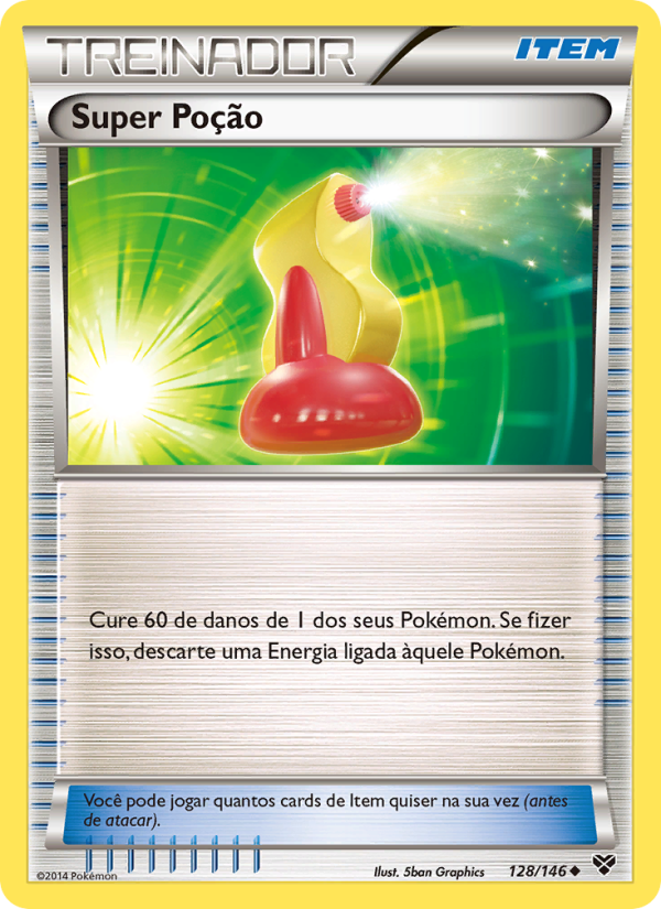 Super Poção 128 — XY (Portuguese Pokémon TCG card)