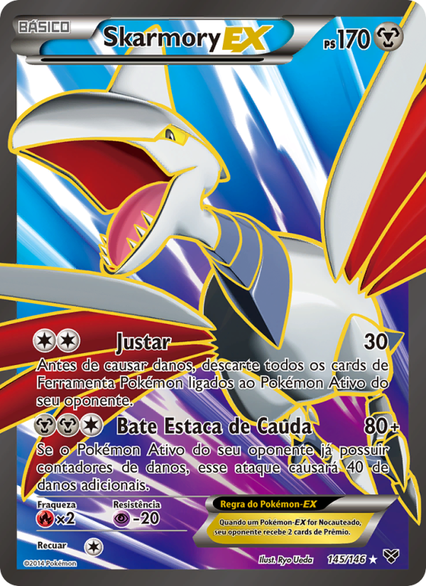 Skarmory EX 145 — XY (Portuguese Pokémon TCG card)