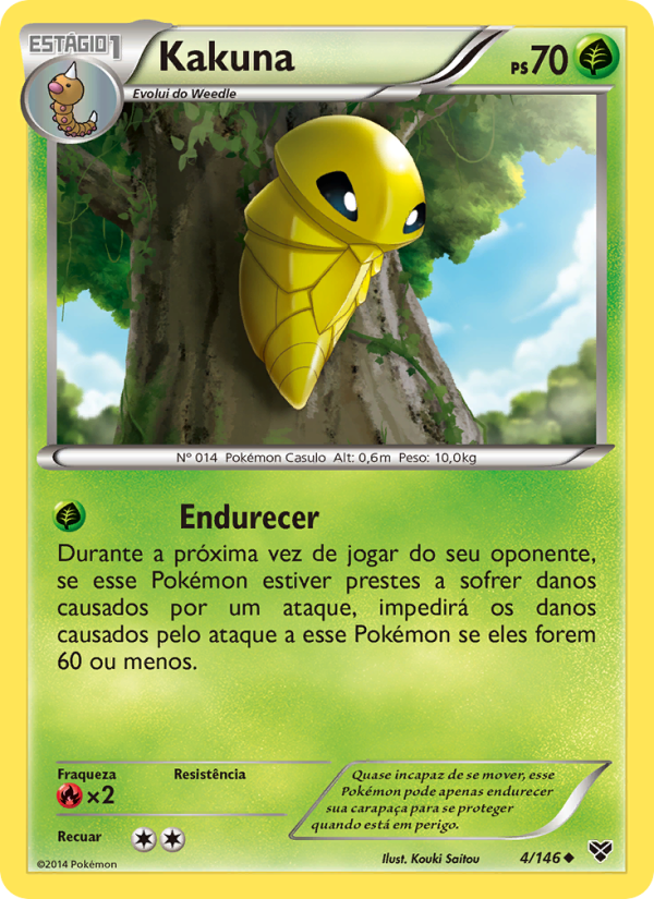 Kakuna 4 — XY (Portuguese Pokémon TCG card)