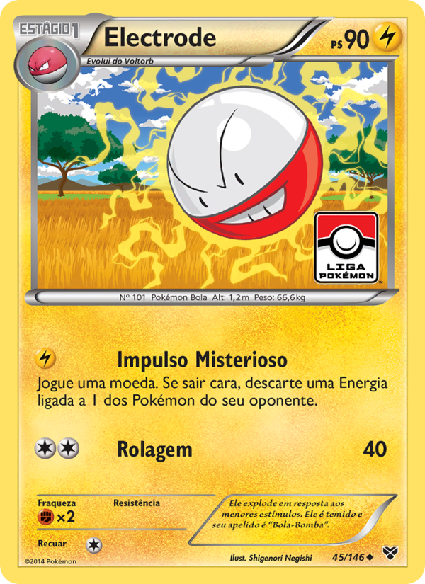 Electrode 45 — XY (Portuguese Pokémon TCG card)