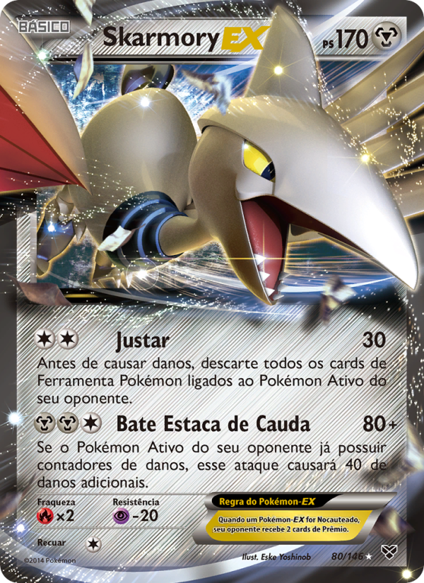 Skarmory EX 80 — XY (Portuguese Pokémon TCG card)