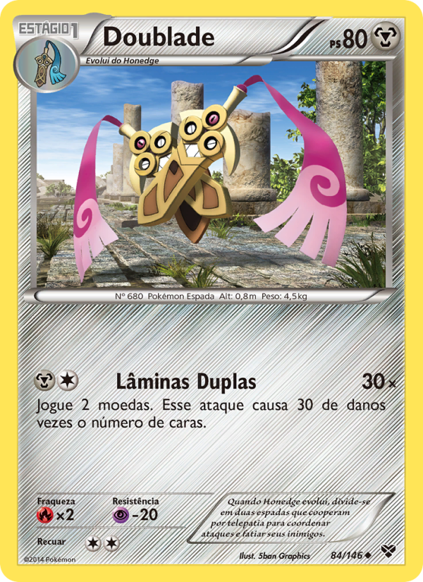 Doublade 84 — XY (Portuguese Pokémon TCG card)