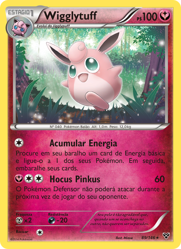 Wigglytuff 89 — XY (Portuguese Pokémon TCG card)