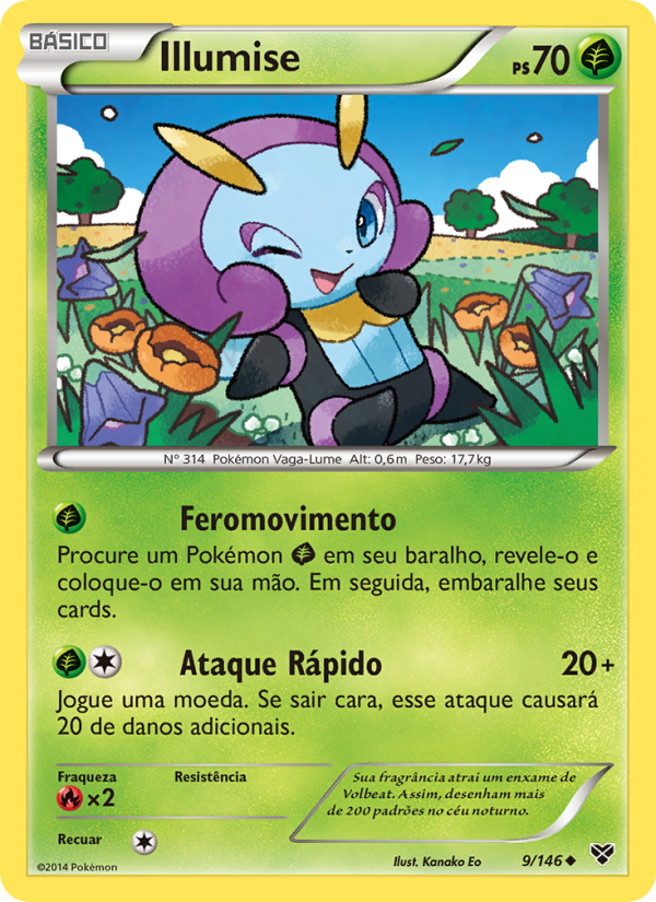 Illumise 9 — XY (Portuguese Pokémon TCG card)