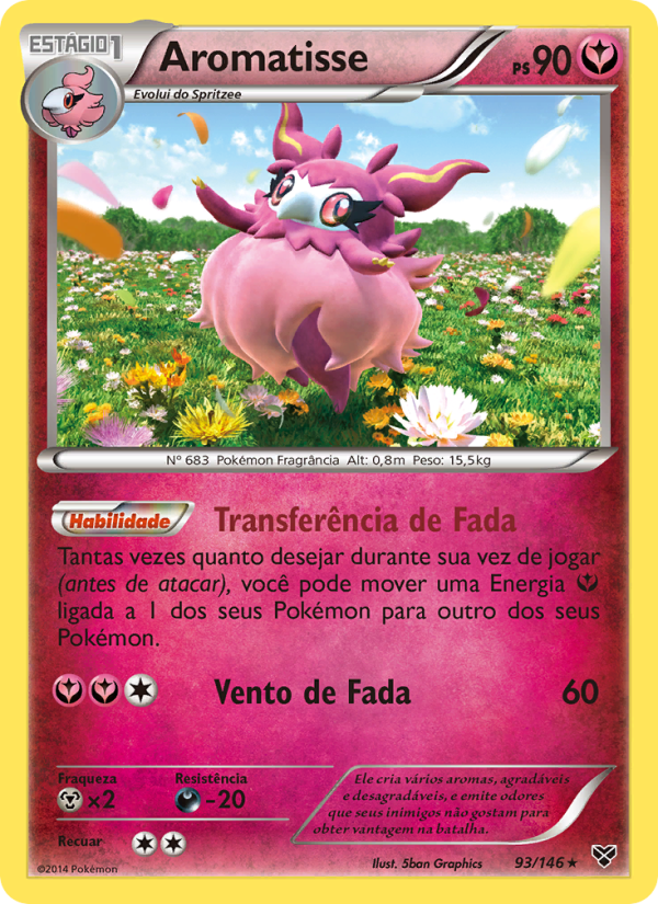 Aromatisse 93 — XY (Portuguese Pokémon TCG card)