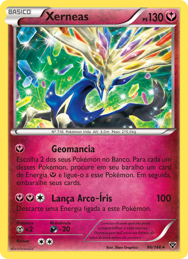 Xerneas 96 — XY (Portuguese Pokémon TCG card)
