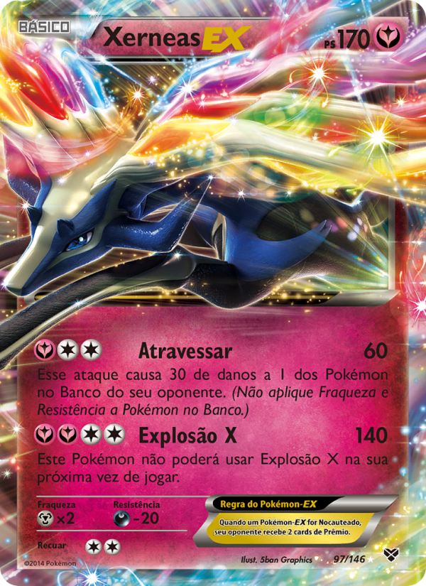 Xerneas EX 97 — XY (Portuguese Pokémon TCG card)