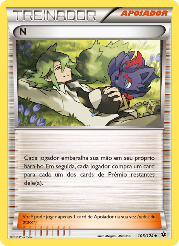 N 105 — Fusão de Destinos (Portuguese Pokémon TCG card)