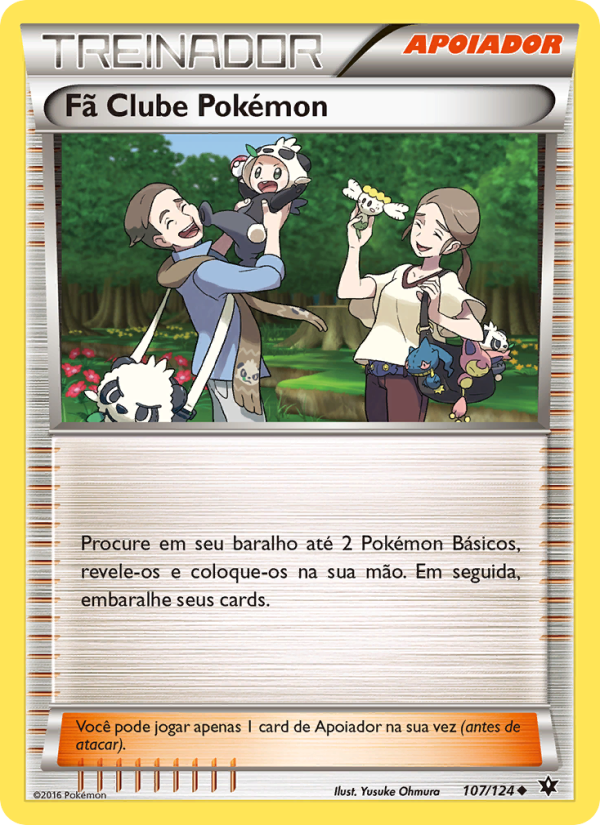 Fã Clube Pokémon 107 — Fusão de Destinos (Portuguese Pokémon TCG card)