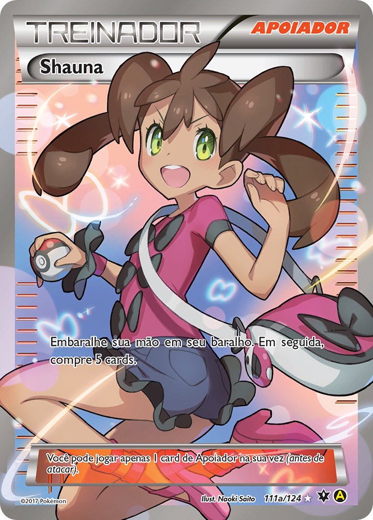Shauna 111a — Fates Collide (Portuguese Pokémon TCG card)