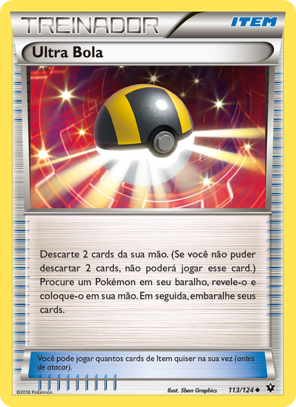 Ultra Bola 113 — Fusão de Destinos (Portuguese Pokémon TCG card)