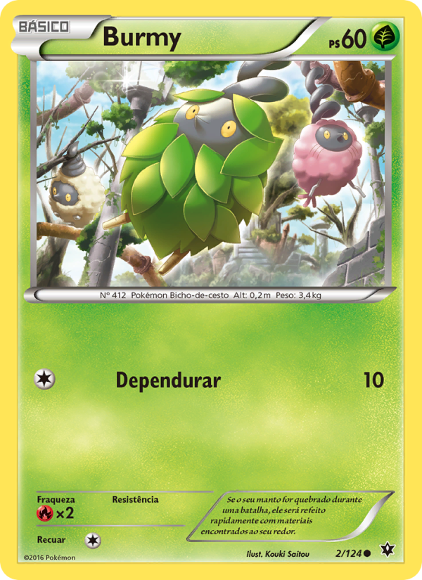 Burmy 2 — Fusão de Destinos (Portuguese Pokémon TCG card)