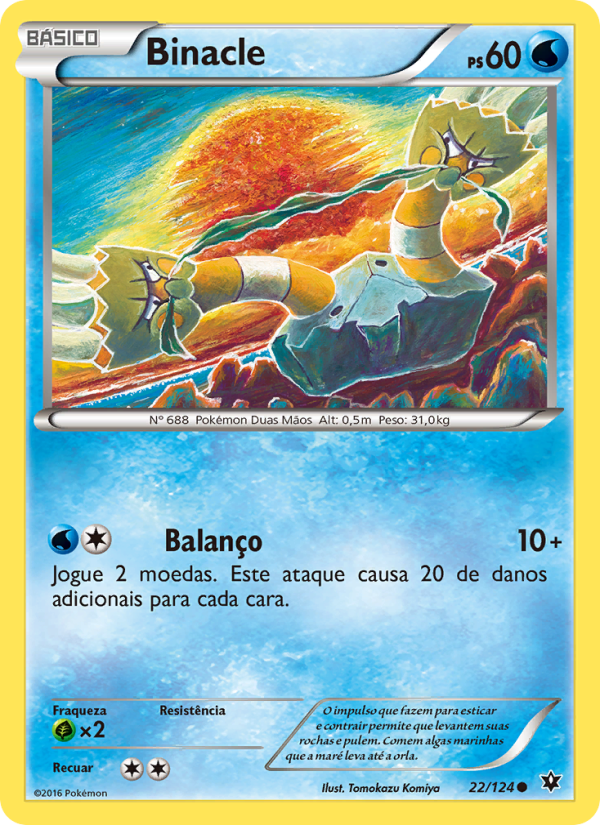 Binacle 22 — Fusão de Destinos (Portuguese Pokémon TCG card)