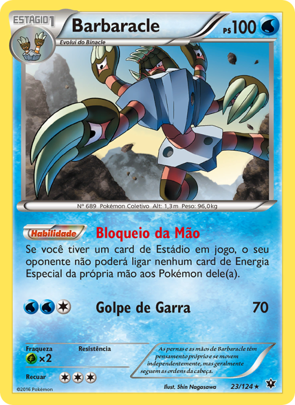Barbaracle 23 — Fusão de Destinos (Portuguese Pokémon TCG card)