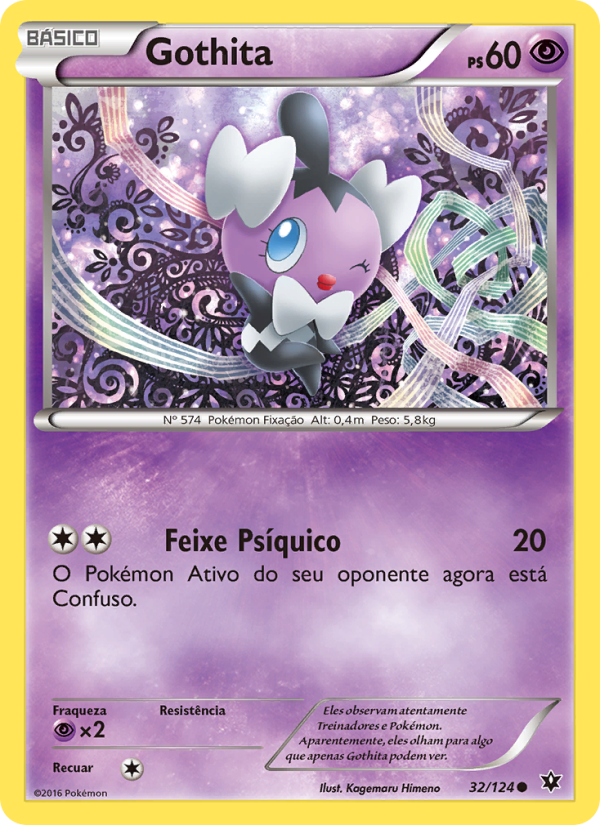 Gothita 32 — Fusão de Destinos (Portuguese Pokémon TCG card)