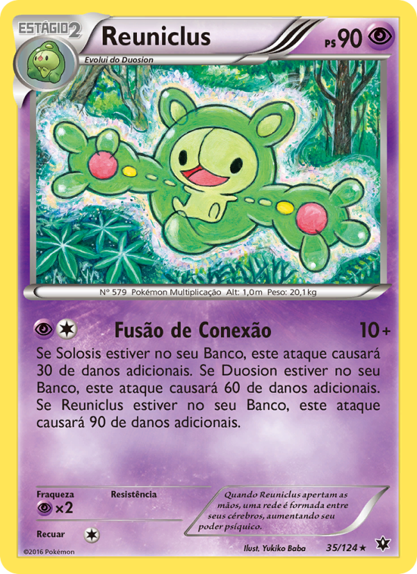 Reuniclus 35 — Fusão de Destinos (Portuguese Pokémon TCG card)