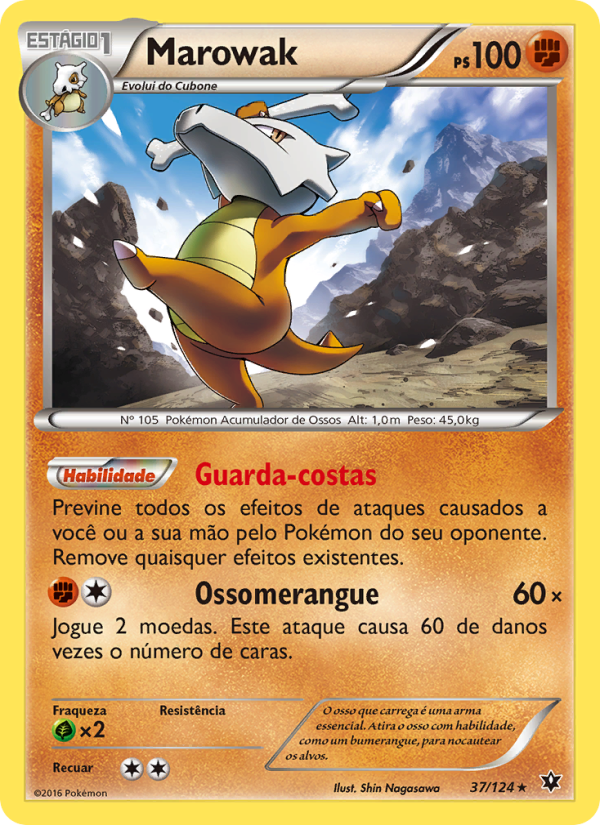 Marowak 37 — Fusão de Destinos (Portuguese Pokémon TCG card)