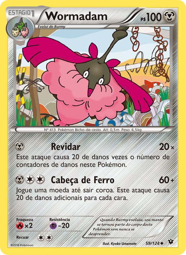 Wormadam 59 — Fusão de Destinos (Portuguese Pokémon TCG card)