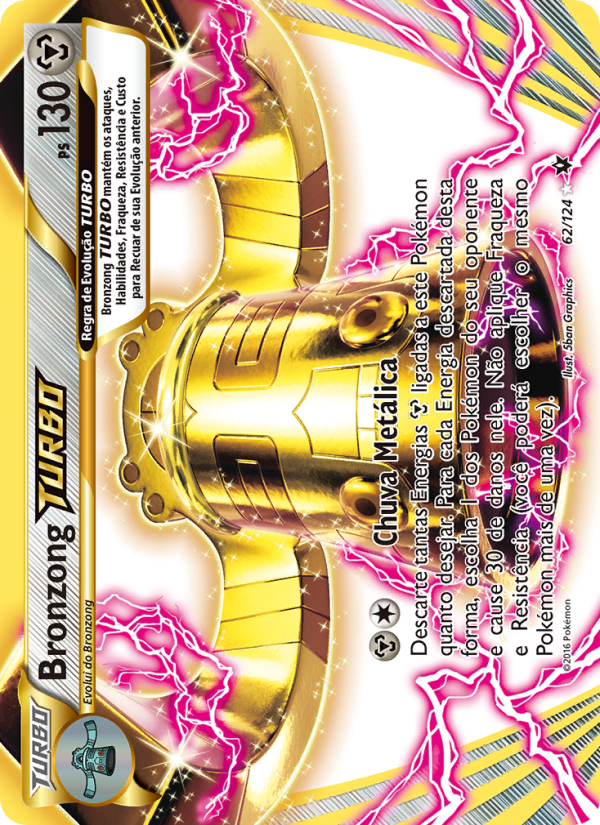 Bronzong TURBO 62 — Fusão de Destinos (Portuguese Pokémon TCG card)