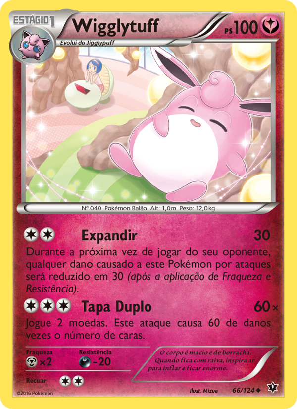 Wigglytuff 66 — Fusão de Destinos (Portuguese Pokémon TCG card)
