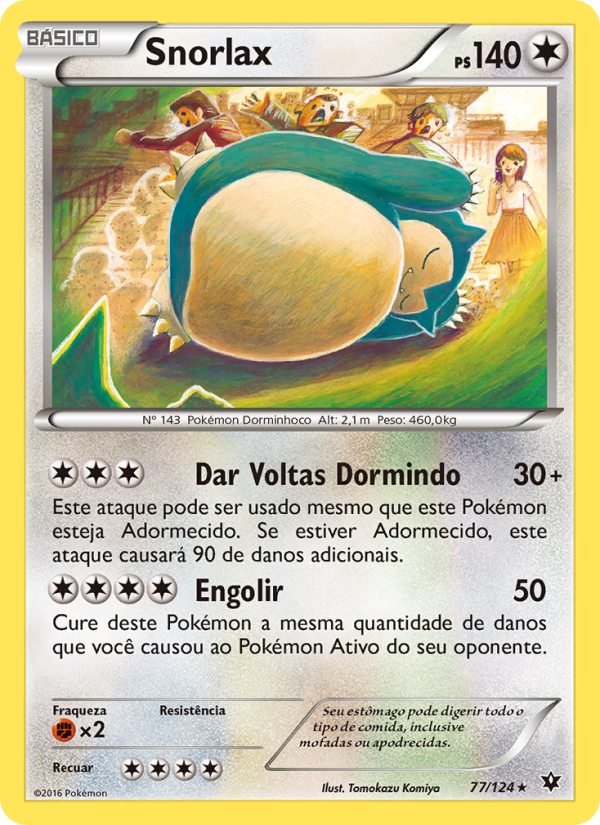 Snorlax 77 — Fusão de Destinos (Portuguese Pokémon TCG card)