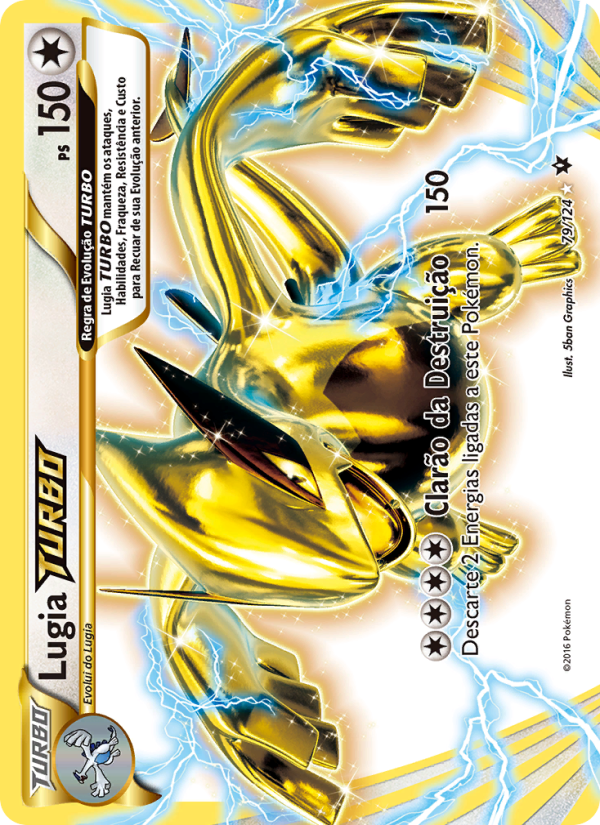 Lugia TURBO 79 — Fusão de Destinos (Portuguese Pokémon TCG card)