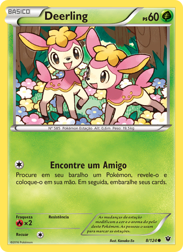 Deerling 8 — Fusão de Destinos (Portuguese Pokémon TCG card)