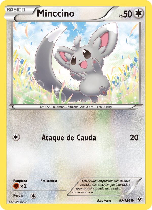 Minccino 87 — Fusão de Destinos (Portuguese Pokémon TCG card)