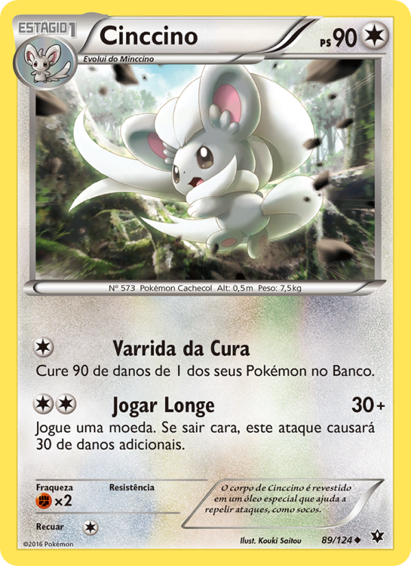 Cinccino 89 — Fusão de Destinos (Portuguese Pokémon TCG card)