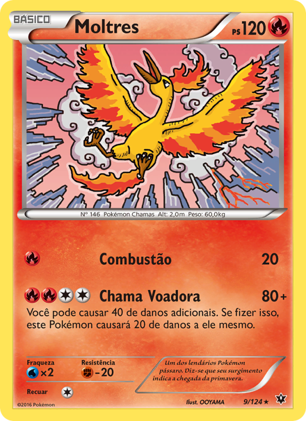 Moltres 9 — Fusão de Destinos (Portuguese Pokémon TCG card)