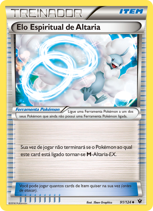Elo Espiritual de Altaria 91 — Fusão de Destinos (Portuguese Pokémon TCG card)