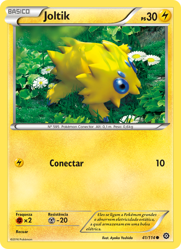 Joltik 41 — Cerco de Vapor (Portuguese Pokémon TCG card)