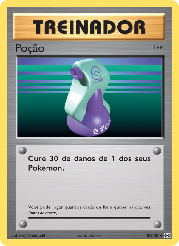 Poção 83 — Evoluções (Portuguese Pokémon TCG card)